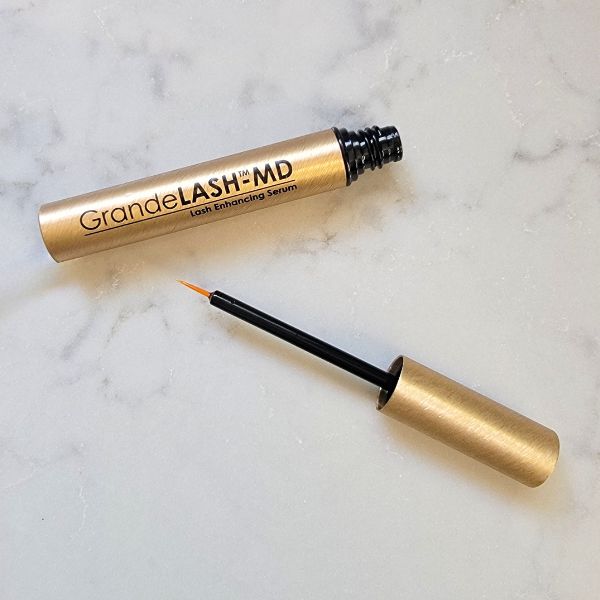 GrandeLASH-MD lash enhancing serum tube with applicator wand